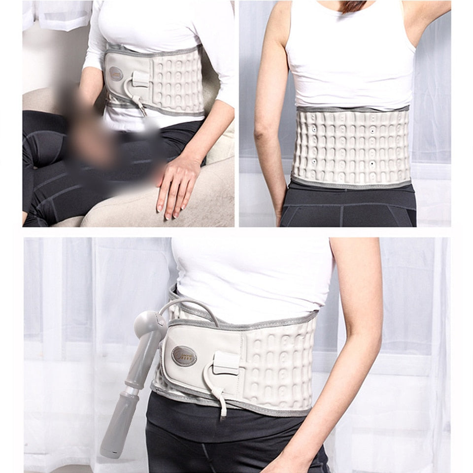 Adjustable Lumbar Support Back Brace with Heat by HitMyNeed
