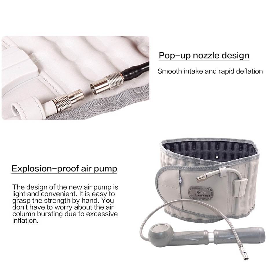 Adjustable Lumbar Support Back Brace with Heat by HitMyNeed