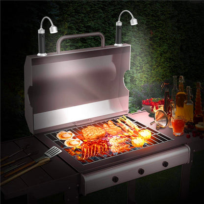 Adjustable Magnetic LED Grill Light Set (2 Pack) by HitMyNeed