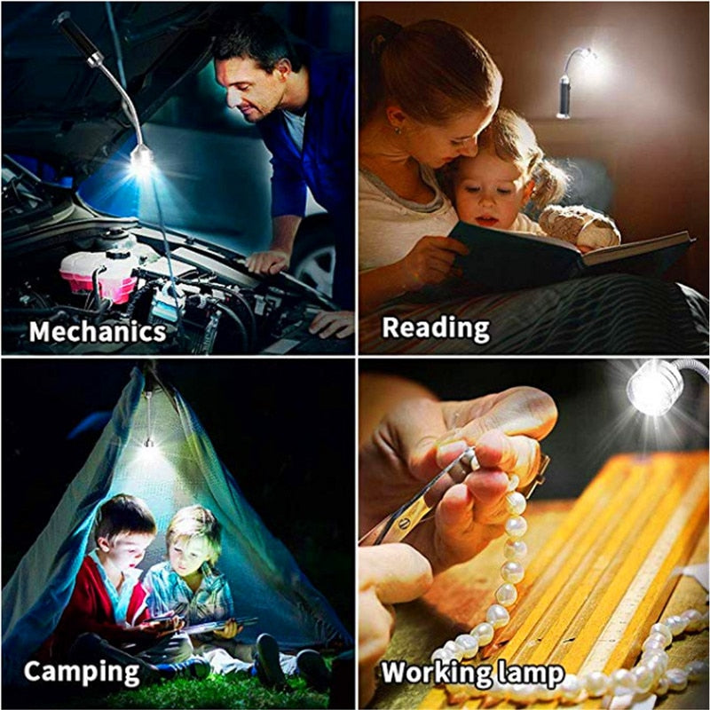 Adjustable Magnetic LED Grill Light Set (2 Pack) by HitMyNeed