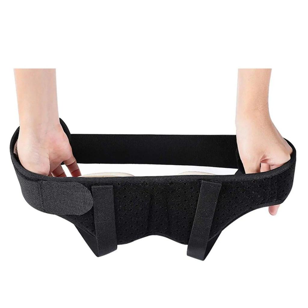 Adjustable Male Inguinal Hernia Support Belt with Pads by HitMyNeed