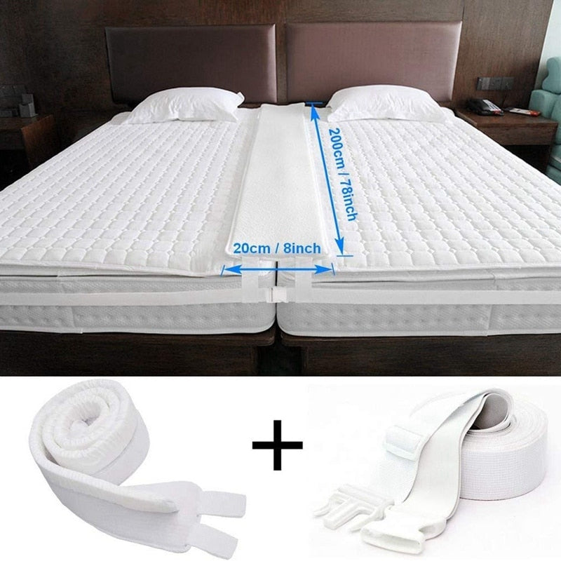 Adjustable Mattress Connector with Securing Strap by HitMyNeed