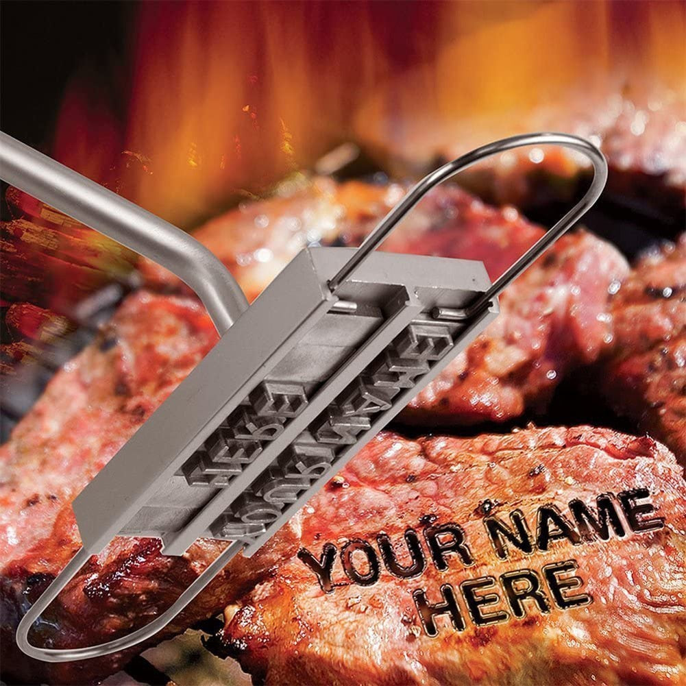 Adjustable Meat BBQ Branding Iron with Letters by HitMyNeed