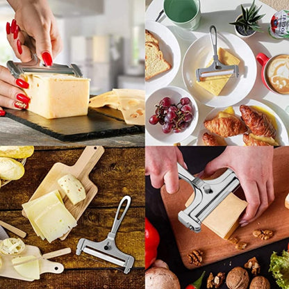 Adjustable Metal Cheese Slicer with Wire Cutter by HitMyNeed