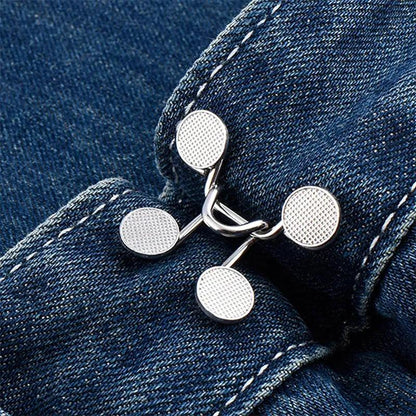 Adjustable Metal Jeans Waist Pins Tightener Set by HitMyNeed