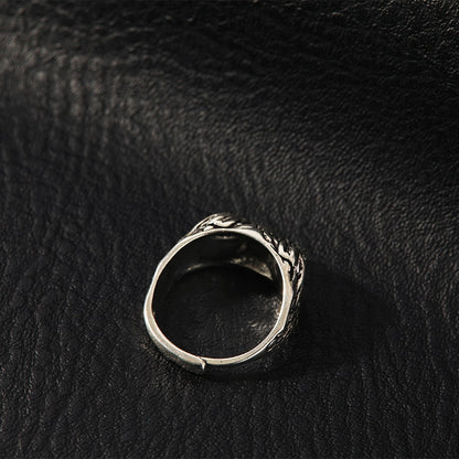 Adjustable Metal Owl Eyes Ring by HitMyNeed