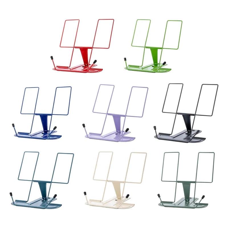 Adjustable Metal Recipe Book and Tablet Stand by HitMyNeed