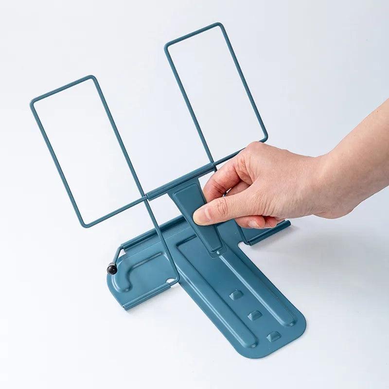 Adjustable Metal Recipe Book and Tablet Stand by HitMyNeed