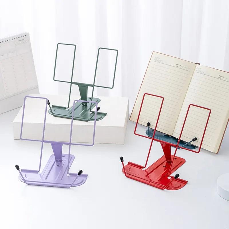 Adjustable Metal Recipe Book and Tablet Stand by HitMyNeed