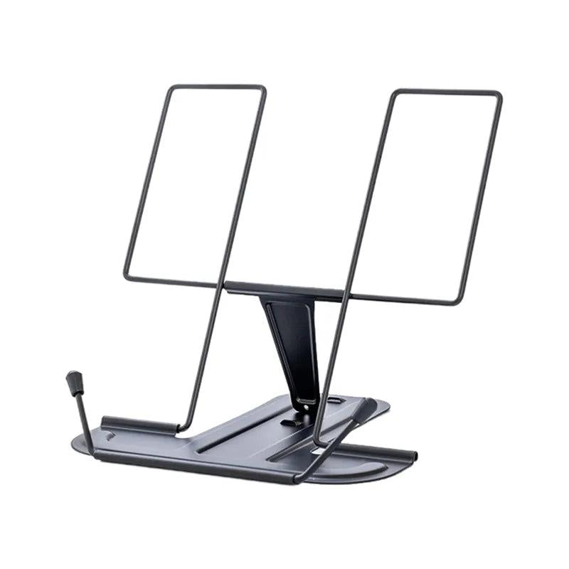 Adjustable Metal Recipe Book and Tablet Stand black by HitMyNeed
