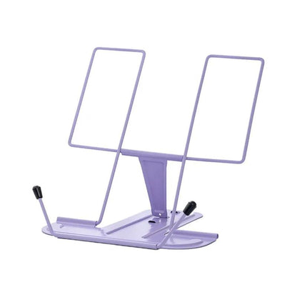 Adjustable Metal Recipe Book and Tablet Stand purple by HitMyNeed