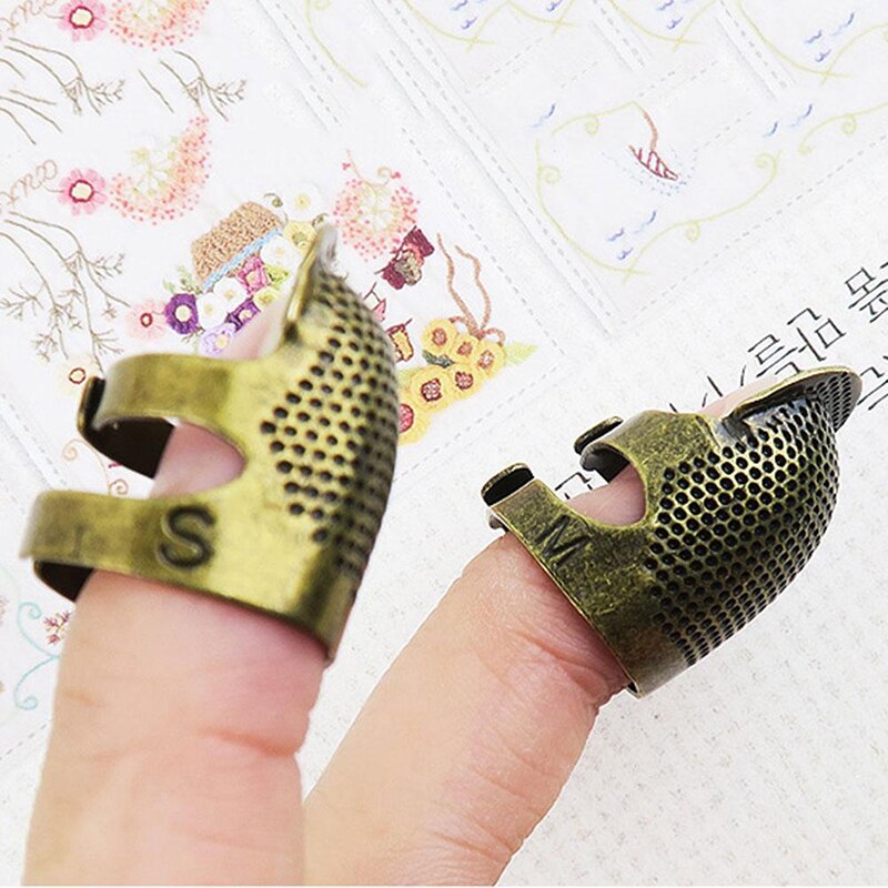 Adjustable Metal Thimble for Sewing and Needlework by HitMyNeed