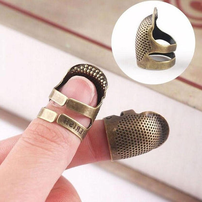 Adjustable Metal Thimble for Sewing and Needlework by HitMyNeed