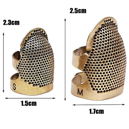 Adjustable Metal Thimble for Sewing and Needlework by HitMyNeed