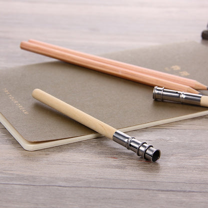 Adjustable Metal & Wood Pencil Extender Holder by HitMyNeed