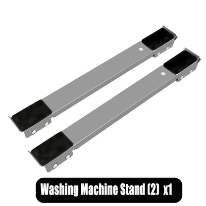 Adjustable Mobile Stand for Washing Machines & Fridges 2pcs-silver by HitMyNeed