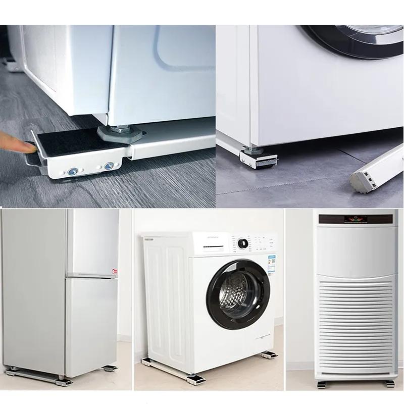 Adjustable Mobile Stand for Washing Machines & Fridges by HitMyNeed