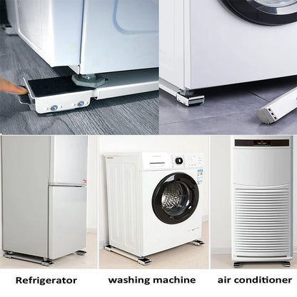 Adjustable Mobile Stand for Washing Machines & Fridges by HitMyNeed