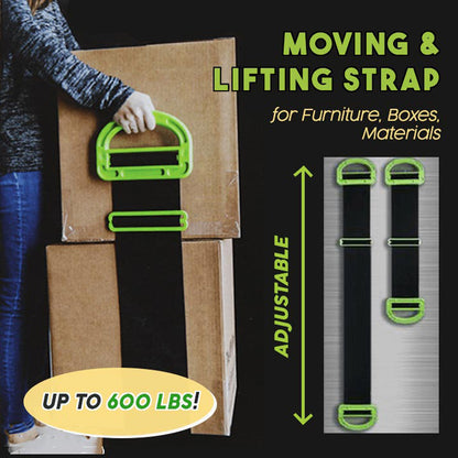 Adjustable Moving Strap with Ergonomic Handle by HitMyNeed