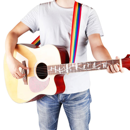 Adjustable Multicolor Guitar Strap for All Guitars by HitMyNeed