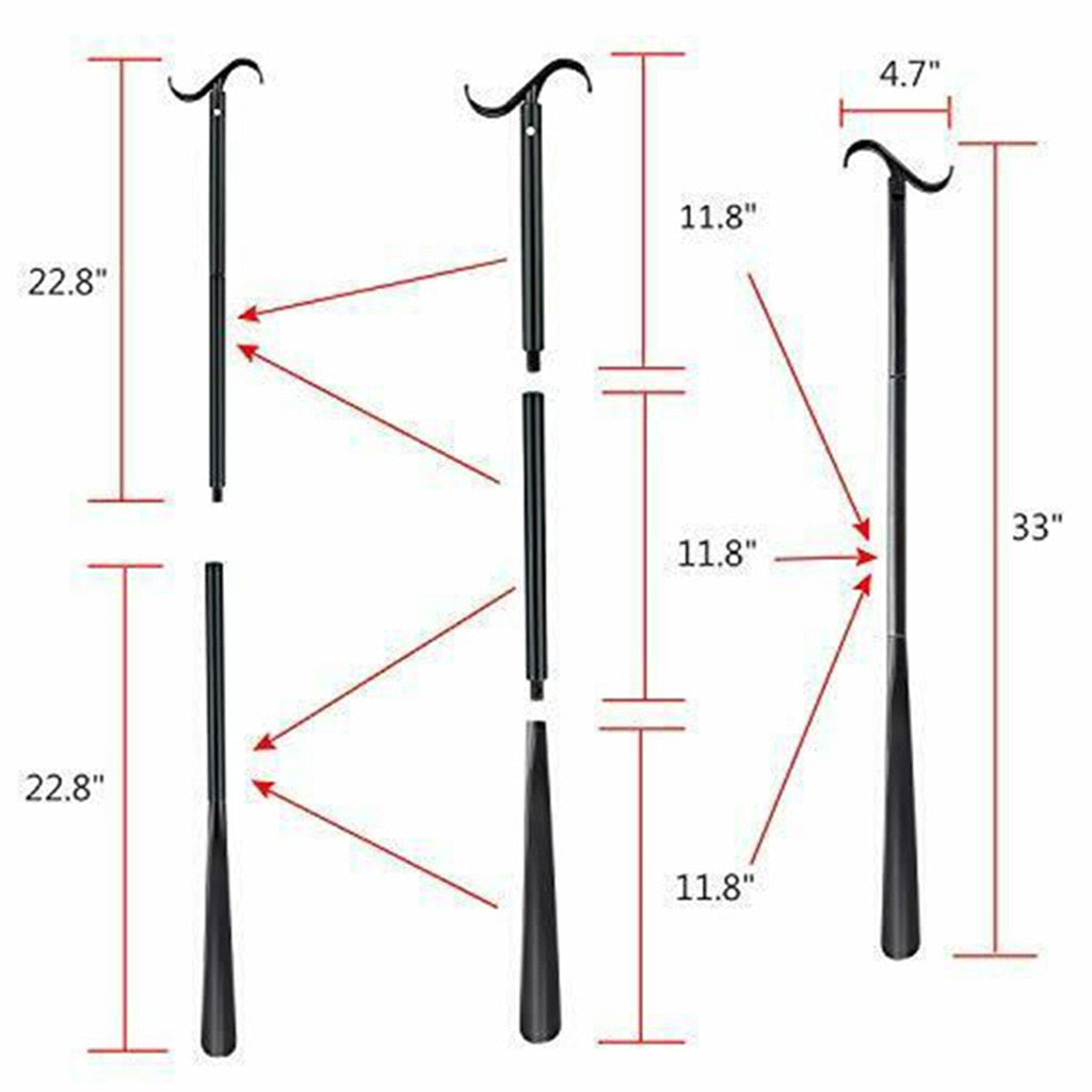 Adjustable Multipurpose Dressing Stick (3-Piece) by HitMyNeed