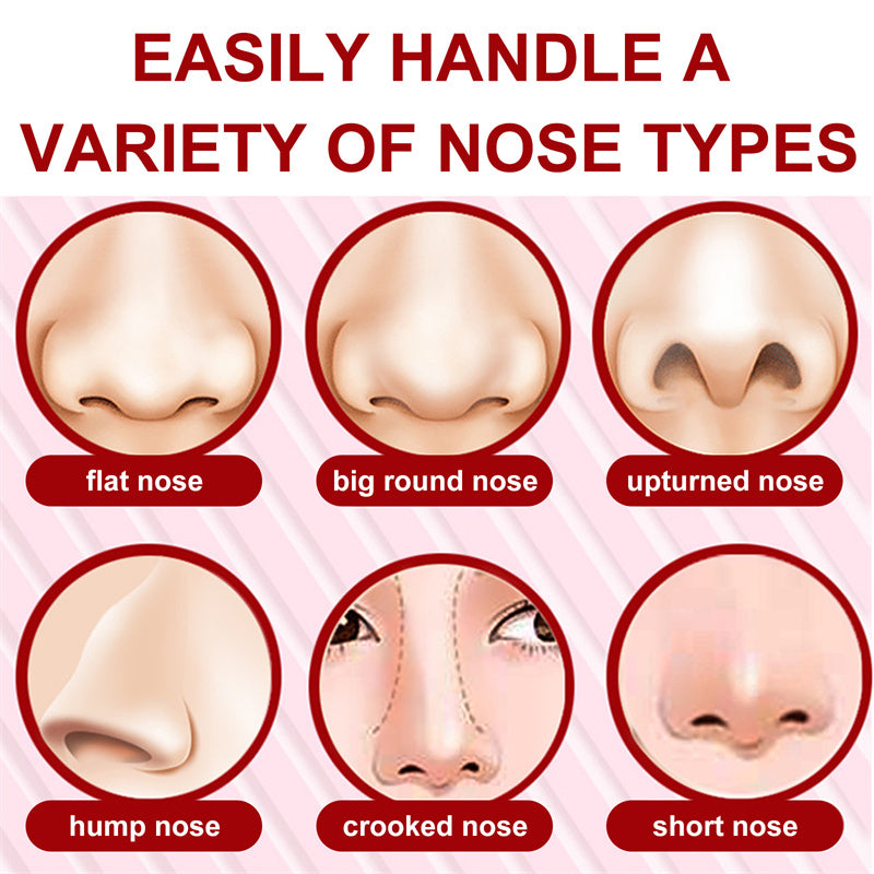Adjustable Nose Shaping Clip with Soft Pads pink by HitMyNeed