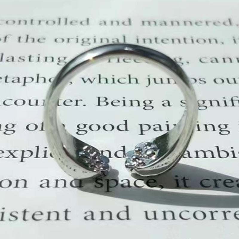 Adjustable Open Cat Paw Ring for Cat Lovers by HitMyNeed