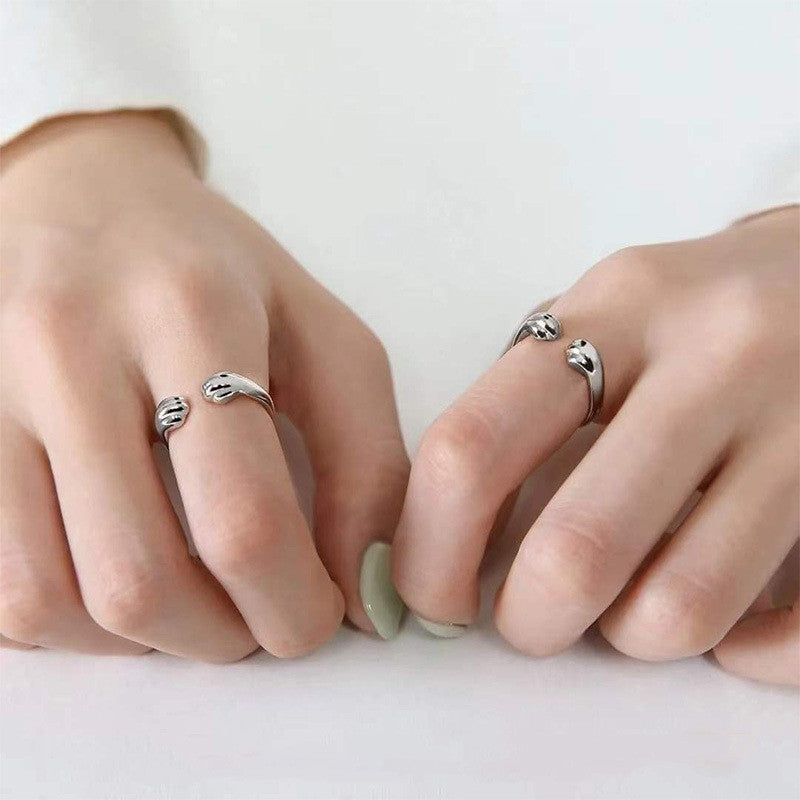 Adjustable Open Cat Paw Ring for Cat Lovers by HitMyNeed