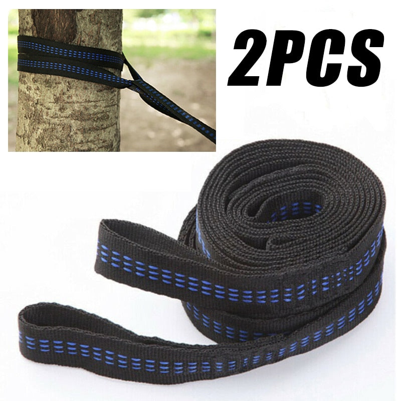 Adjustable Outdoor Hammock Tree Straps (2 Pack) by HitMyNeed