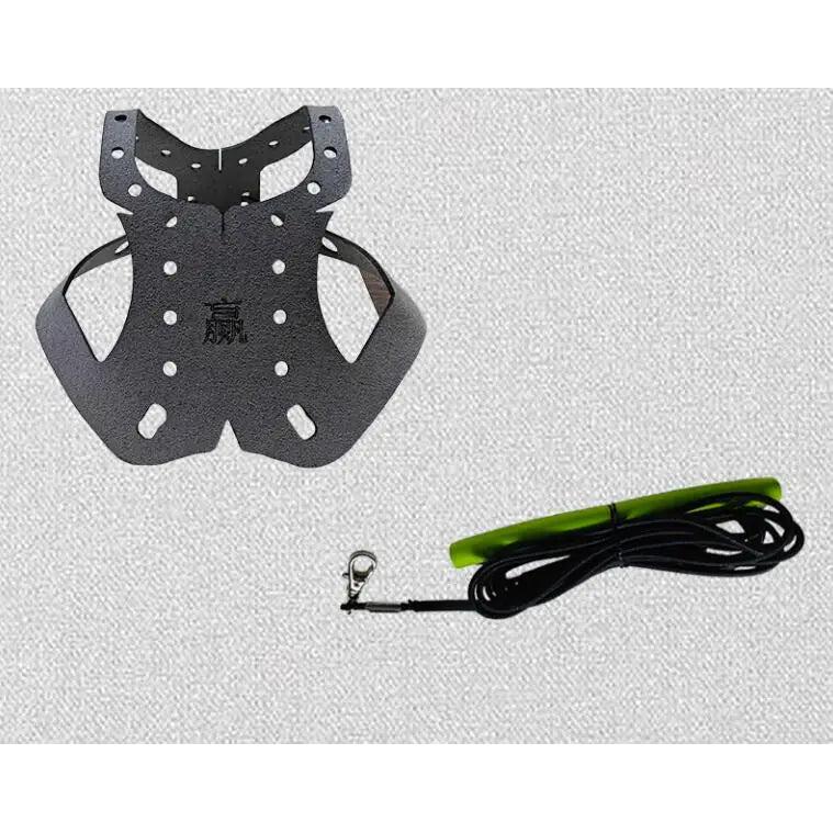 Adjustable Parrot and Pigeon Harness with Leash grey straps-and-5m-rope by HitMyNeed