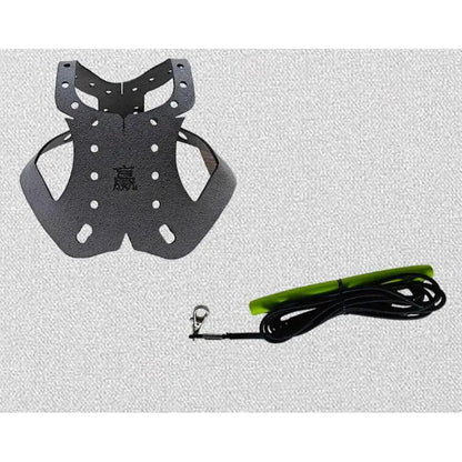 Adjustable Parrot and Pigeon Harness with Leash grey straps-and-5m-rope by HitMyNeed