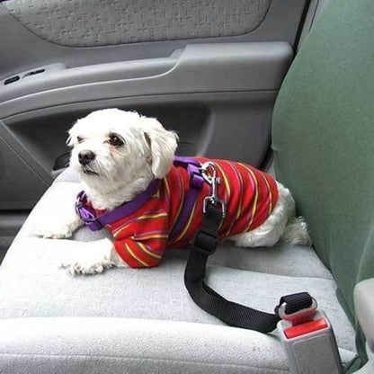 Adjustable Pet Dog Car Seat Belt Safety Harness by HitMyNeed