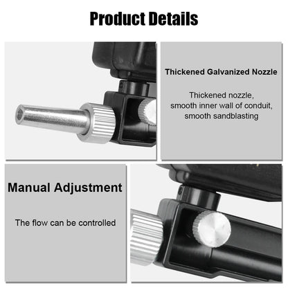 Adjustable Pneumatic Gravity Sandblasting Gun Set by HitMyNeed