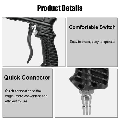 Adjustable Pneumatic Gravity Sandblasting Gun Set by HitMyNeed