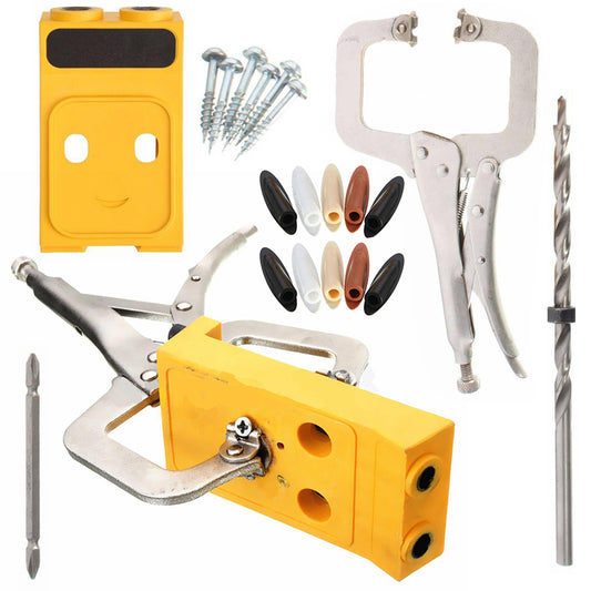 Adjustable Pocket Hole Woodworking Tool Set by HitMyNeed
