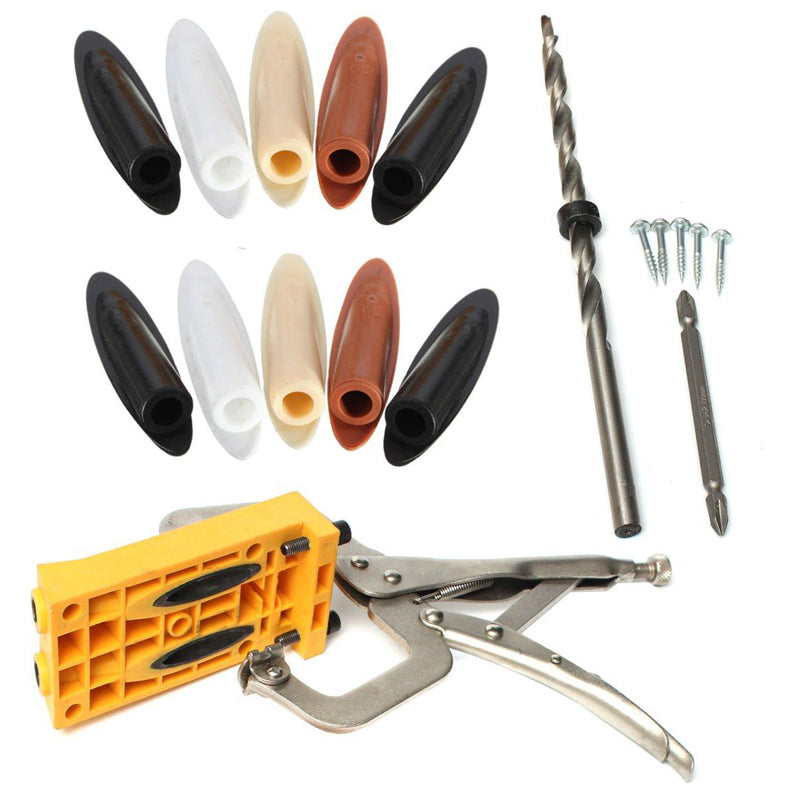 Adjustable Pocket Hole Woodworking Tool Set by HitMyNeed