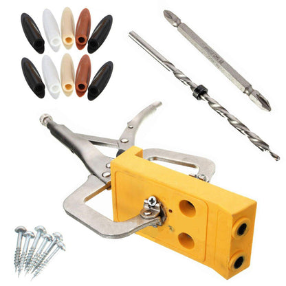 Adjustable Pocket Hole Woodworking Tool Set by HitMyNeed