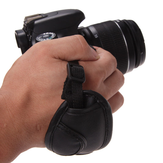 Adjustable PU Leather Hand Strap Camera Grip by HitMyNeed