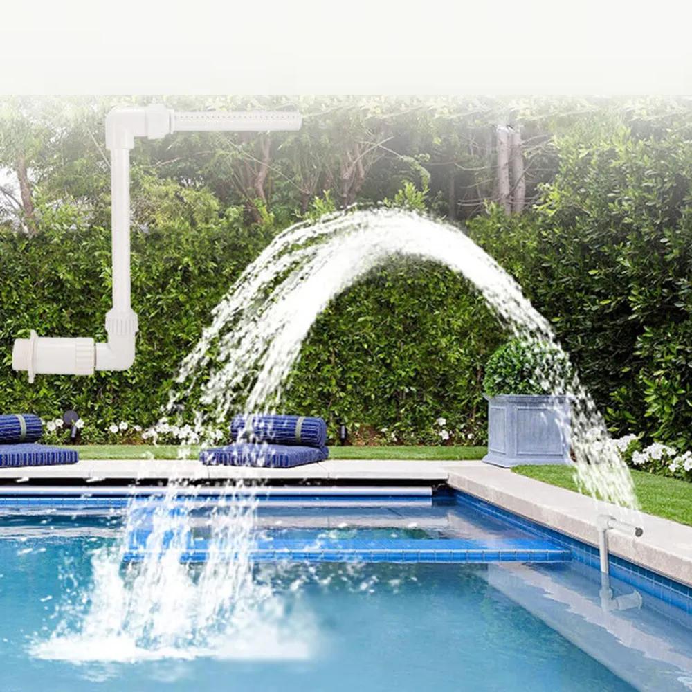 Adjustable PVC Waterfall Fountain Kit for Pools & Spas by HitMyNeed