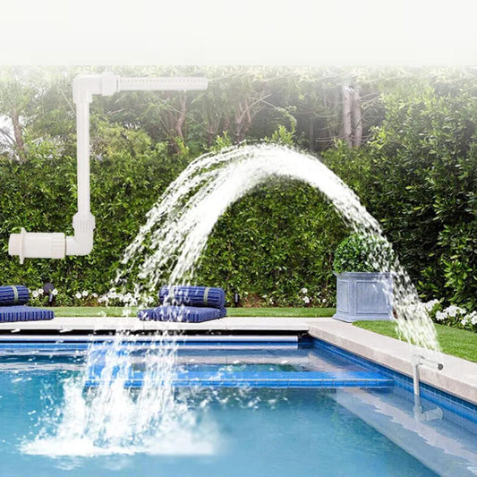 Adjustable PVC Waterfall Fountain Kit for Pools & Spas by HitMyNeed