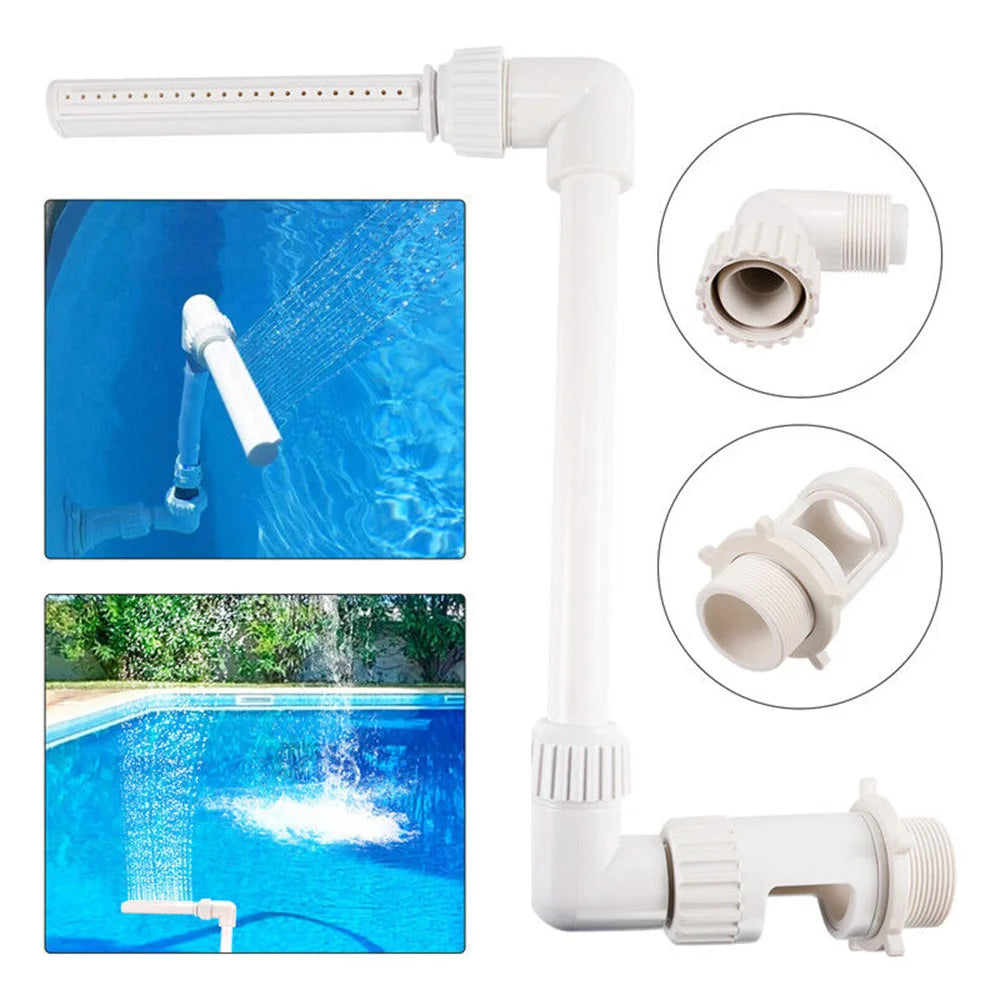 Adjustable PVC Waterfall Fountain Kit for Pools & Spas by HitMyNeed