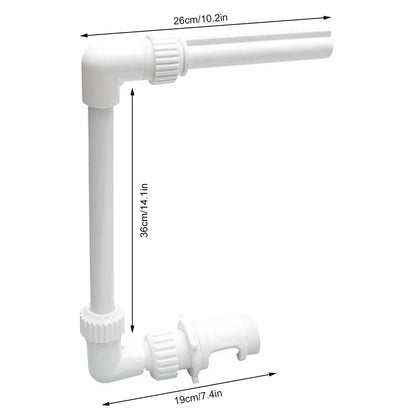 Adjustable PVC Waterfall Fountain Kit for Pools & Spas by HitMyNeed