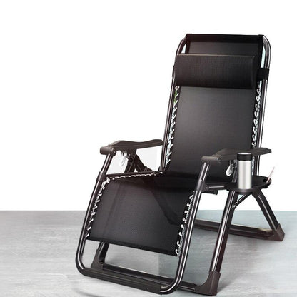Adjustable Recliner Chair with Cup Holder & Pillow by HitMyNeed