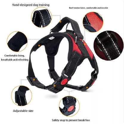 Adjustable Reflective Dog Harness for All Sizes by HitMyNeed