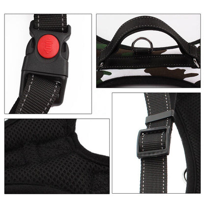 Adjustable Reflective Dog Harness for All Sizes by HitMyNeed