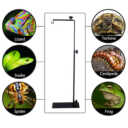 Adjustable Reptile Lamp Stand Metal Holder by HitMyNeed