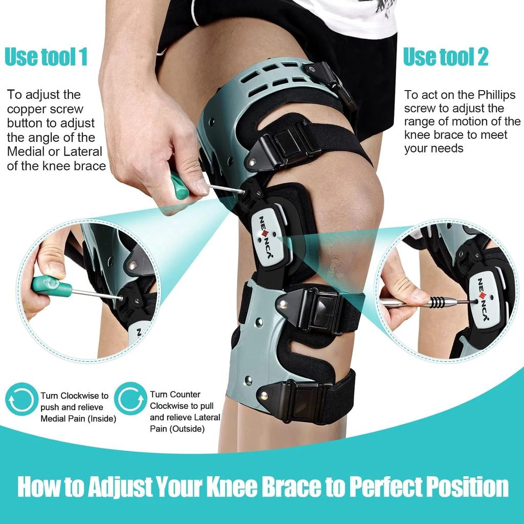 Adjustable ROM Knee Brace for Arthritis & Recovery by HitMyNeed