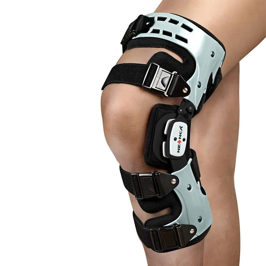 Adjustable ROM Knee Brace for Arthritis & Recovery left-leg by HitMyNeed