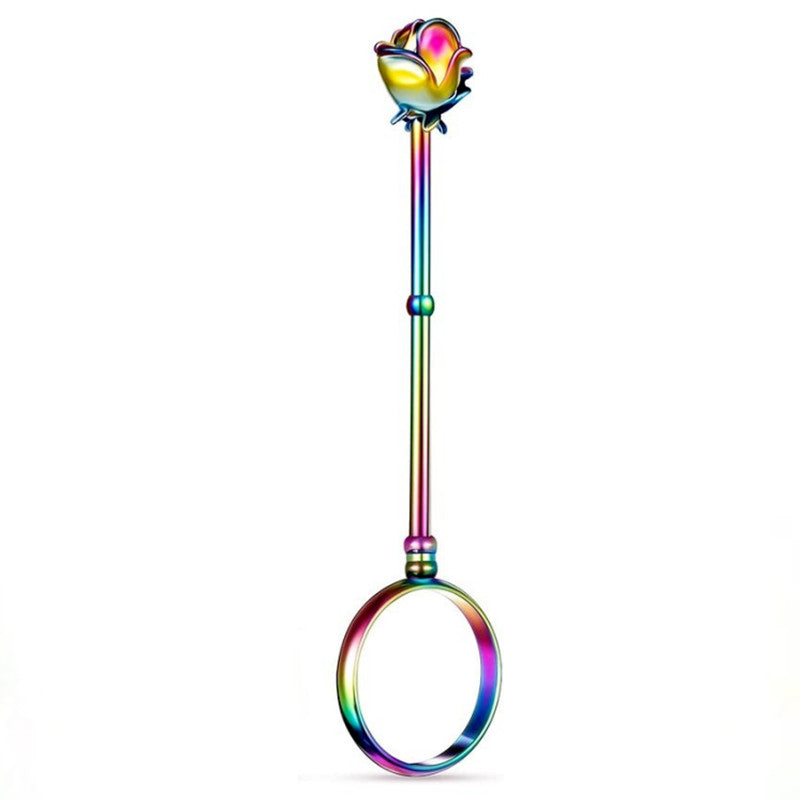 Adjustable Rose Design Cigarette Holder Ring color by HitMyNeed