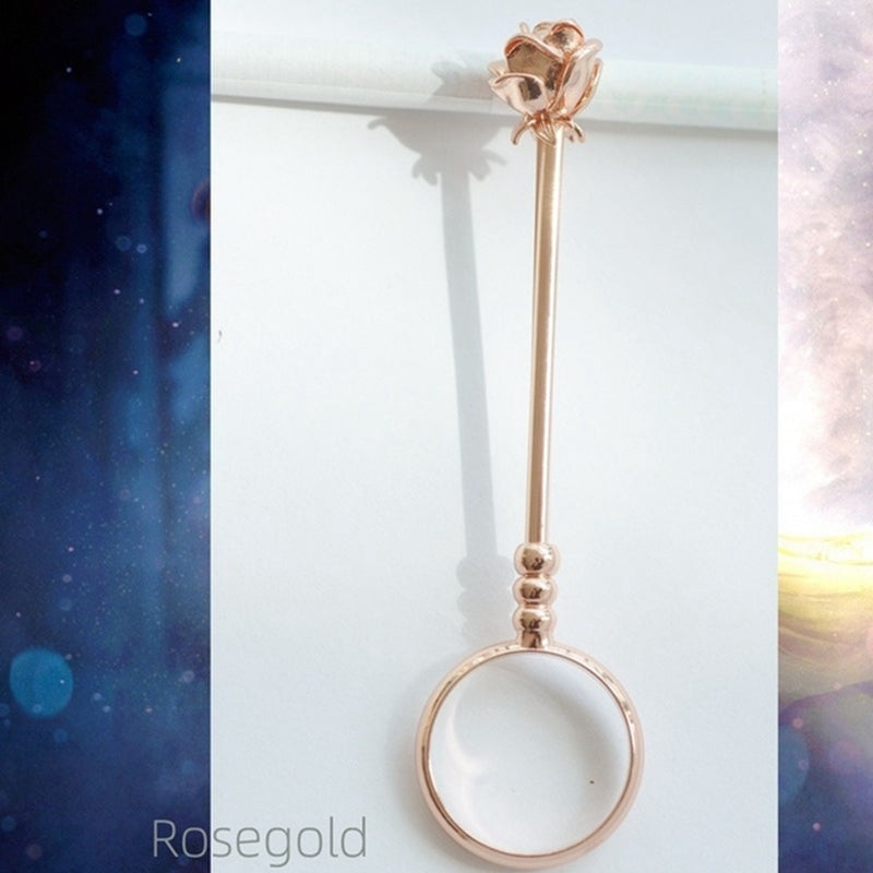 Adjustable Rose Design Cigarette Holder Ring rose-gold by HitMyNeed